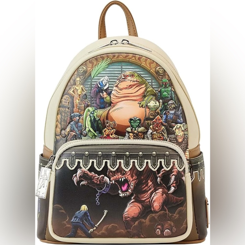 Return of the Jedi 40th Anniversary Jabba's Palace Scene Loungefly Mini Backpack